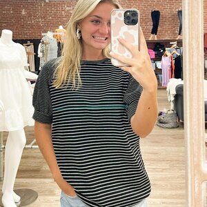 This Way and That Top (Black)
